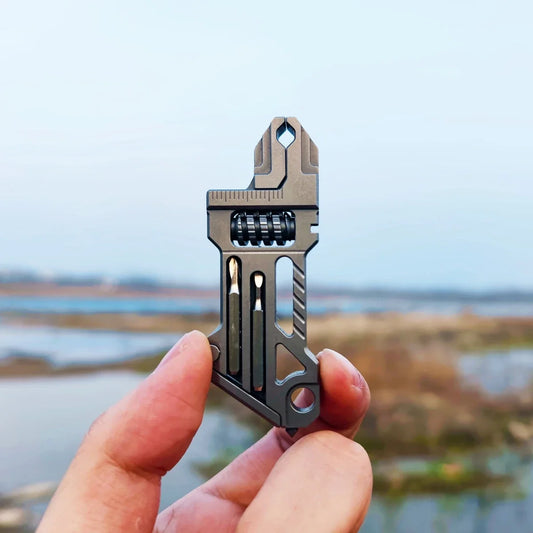 Mini Titanium EDC Adjustable Wrench