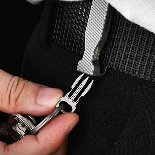 Titanium EDC Belt Keychain